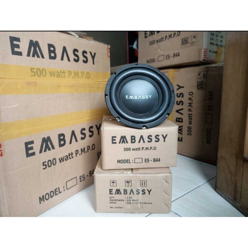 Subwoofer 8inch Embassy Es844, Double Coil