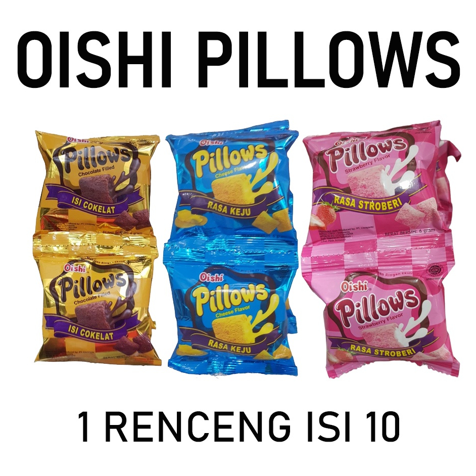 SNACK OISHI PILLOWS RENCENG ISI 10