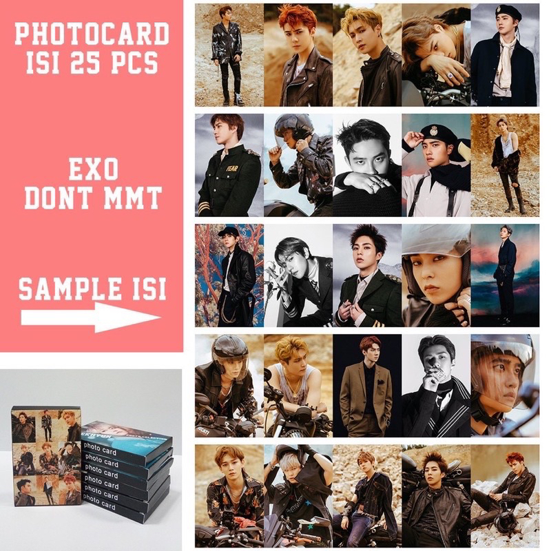 darurat.kpop - Photocard EXO 1 set kpop group
