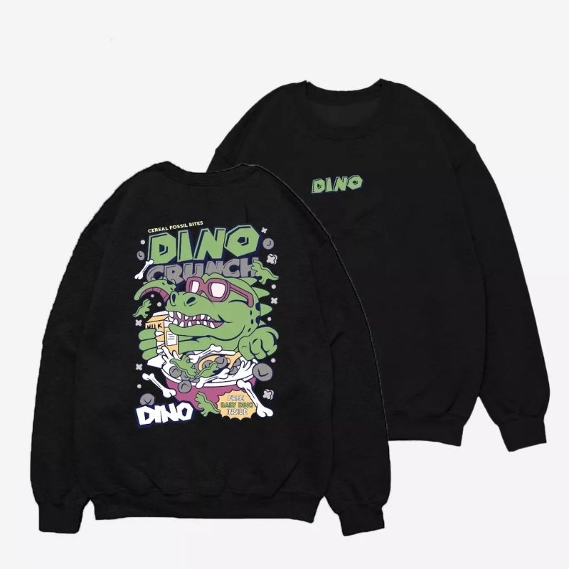 Sweater crewneck Dino (pria &amp; wanita)