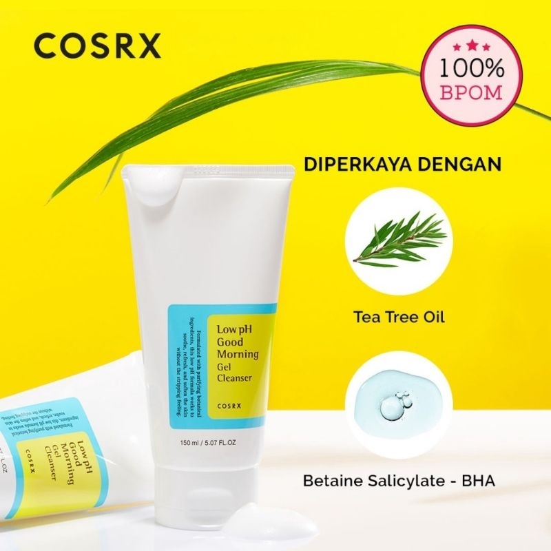 COSRX GOOD MORNING GEL CLEANSER  150 ML COSRX FACIAL WASH LOW PH