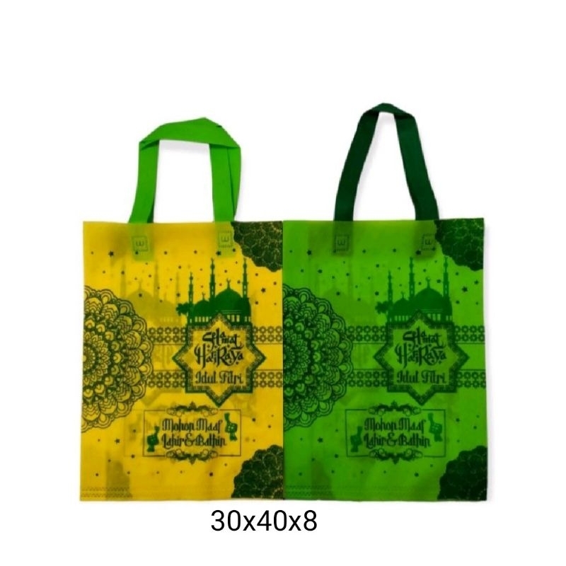 Tas spunbond lebaran hampers lebaran idul fitri 12pcs/1lusin