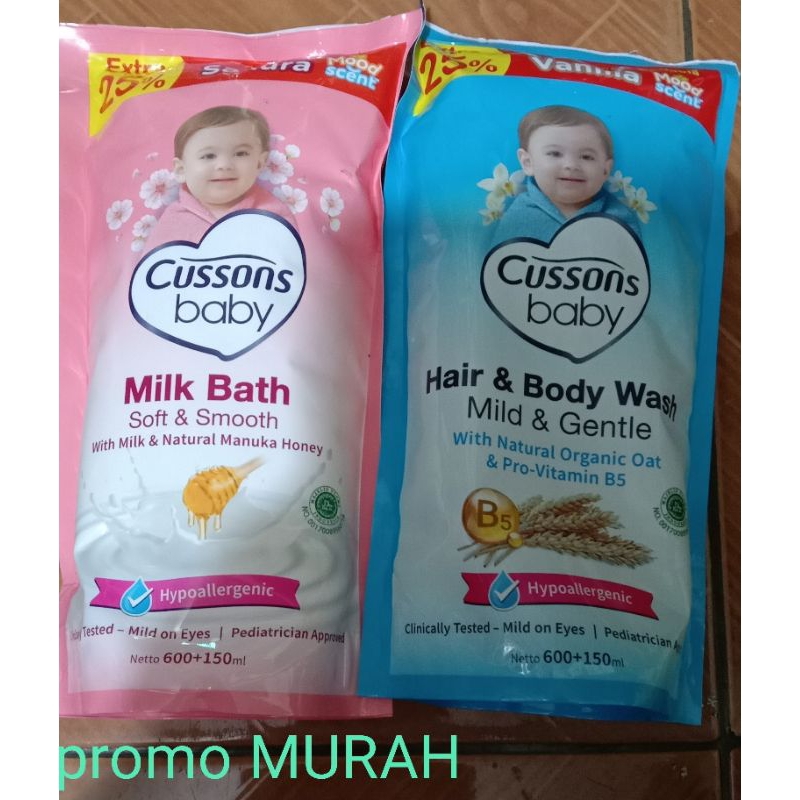 Cussons Baby Milk Bath 600+150ml