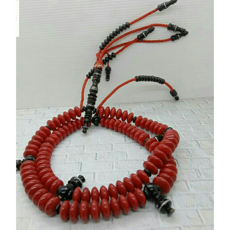 tasbih tijani tasbih red coral marjan tasbih muslim