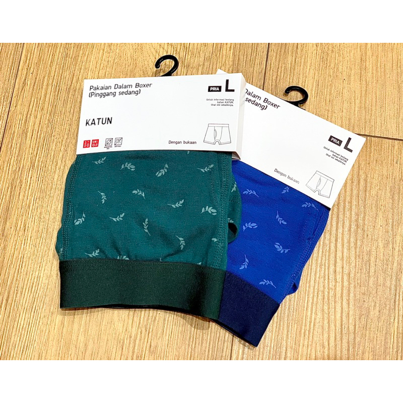 Best UNIQLO Boxer Brief Pakaian Dalam Boxer Regular Rise Cotton Original