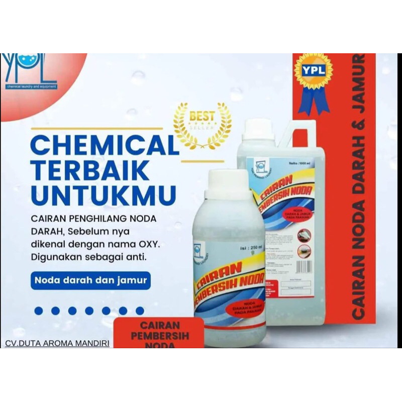 YPL Anti Noda pada pakaian 250ml jamur,luntur,noda karat,kerak deodorant,kunir