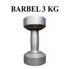 COD BARBEL / DUMBELL PLASTIK 3 KG