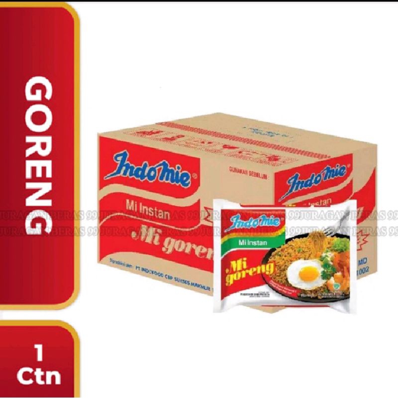 

Indomie goreng 1 dus isi 40pcs