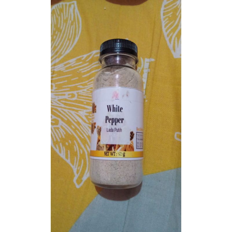 

Lada Putih Bubuk PREMIUM - White Pepper Powder - Bubuk Lada Putih
