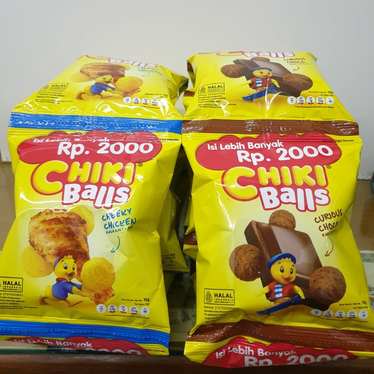 

[PER RENTENG] Chiki Balls Keju Coklat Kaldu Ayam 10x16gr TIDAK TERMASUK BUBBLE PER PCS