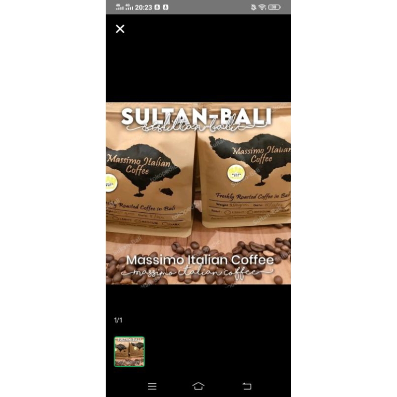 

Massimo Italian Coffee 250gr