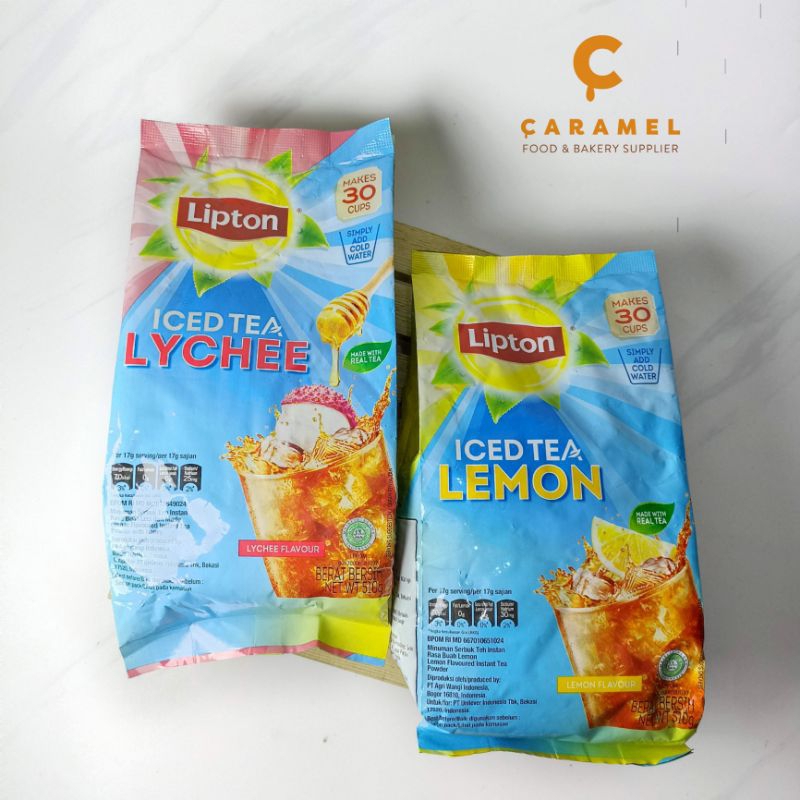 

Lipton Lychee Tea & Lemon Tea 510gr-Teh Serbuk-Lipton-Ice Tea