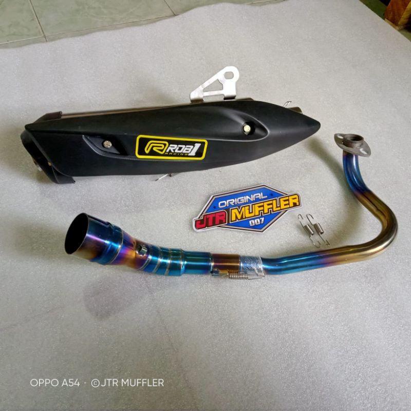 Knalpot Racing Rob 1 Vario Beat Scoopy Pcx 150 leheran bluemoon