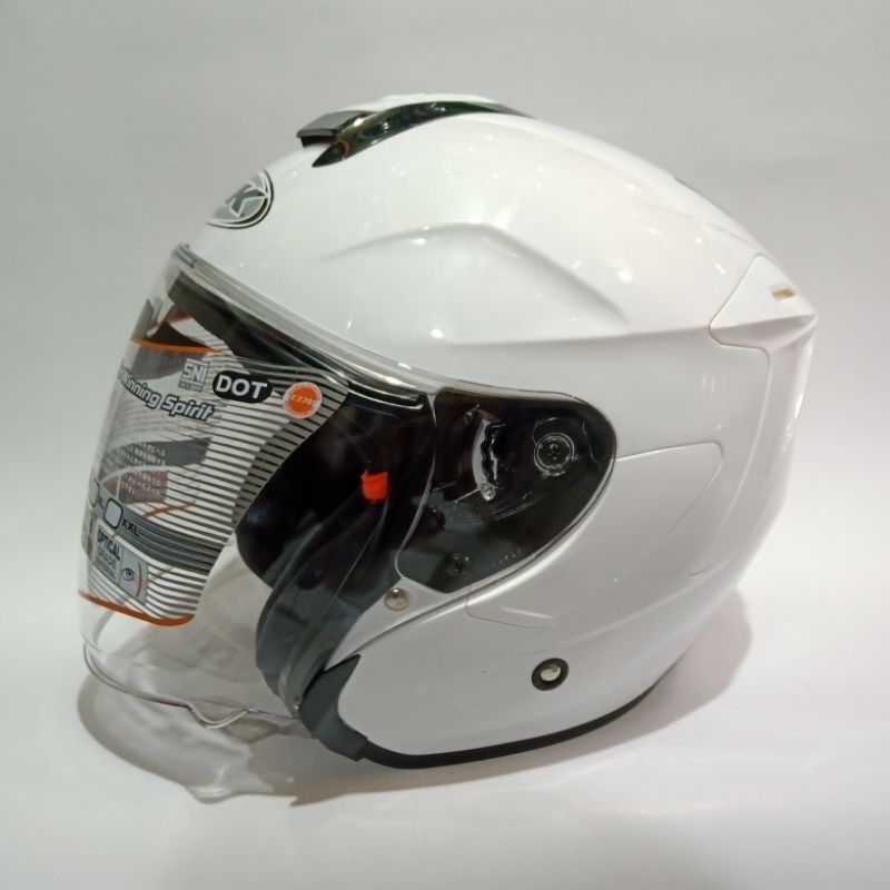 Helm Ink Dynamic Solid Series Putih Helm Ink Hall Face All Varian Warna