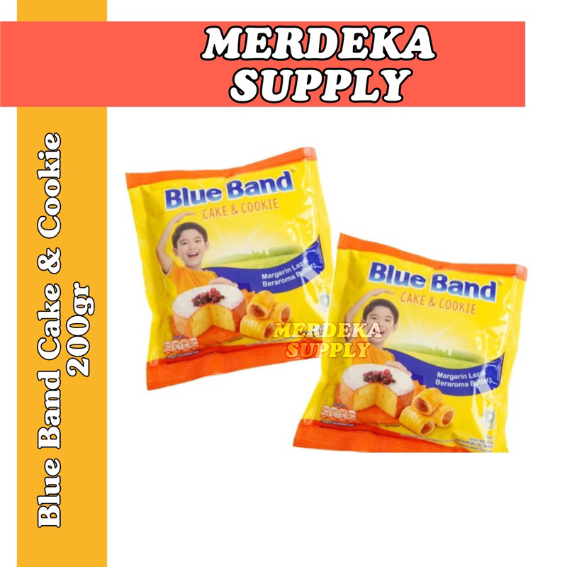 

BLUE BAND CAKE & COOKIE MARGARIN 200 GR