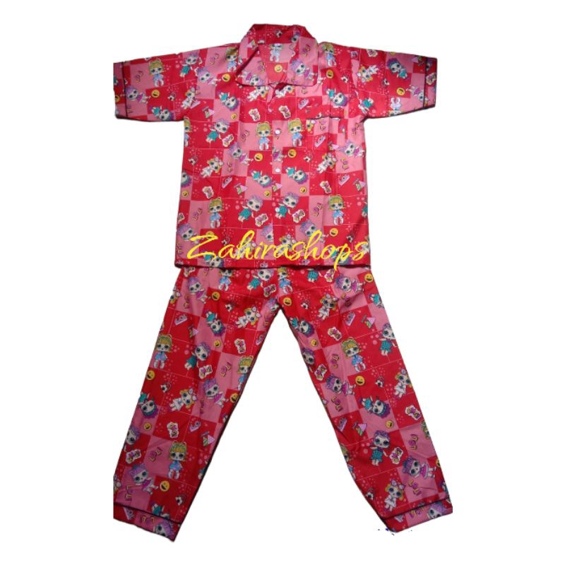 BAJU TIDUR ANAK//BABY DOLL//anak perempuan lengan pendek