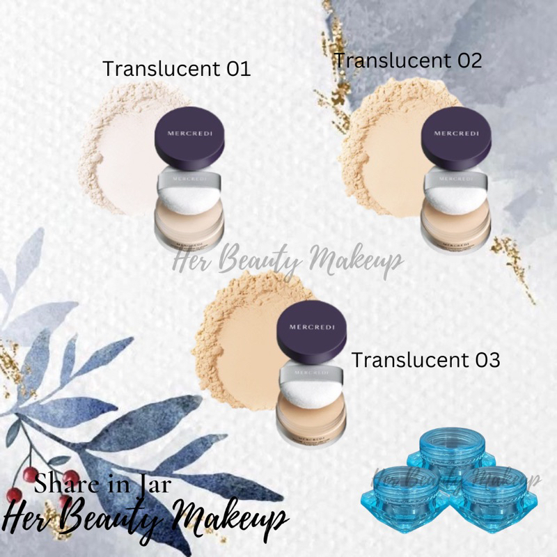 Share in Jar MERCREDI Poudre D'Essence Couture Translucent Powder