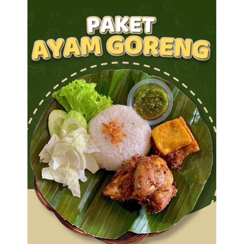 

Nasi ayam penyet