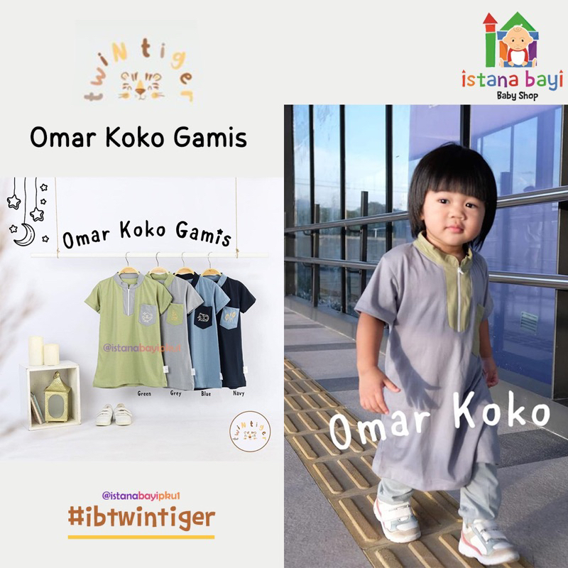 Twin Tiger Omar Koko Gamis/ Koko Bayi/Koko Anak