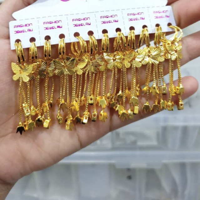 Anting Jurai tipe 3 warna 24k