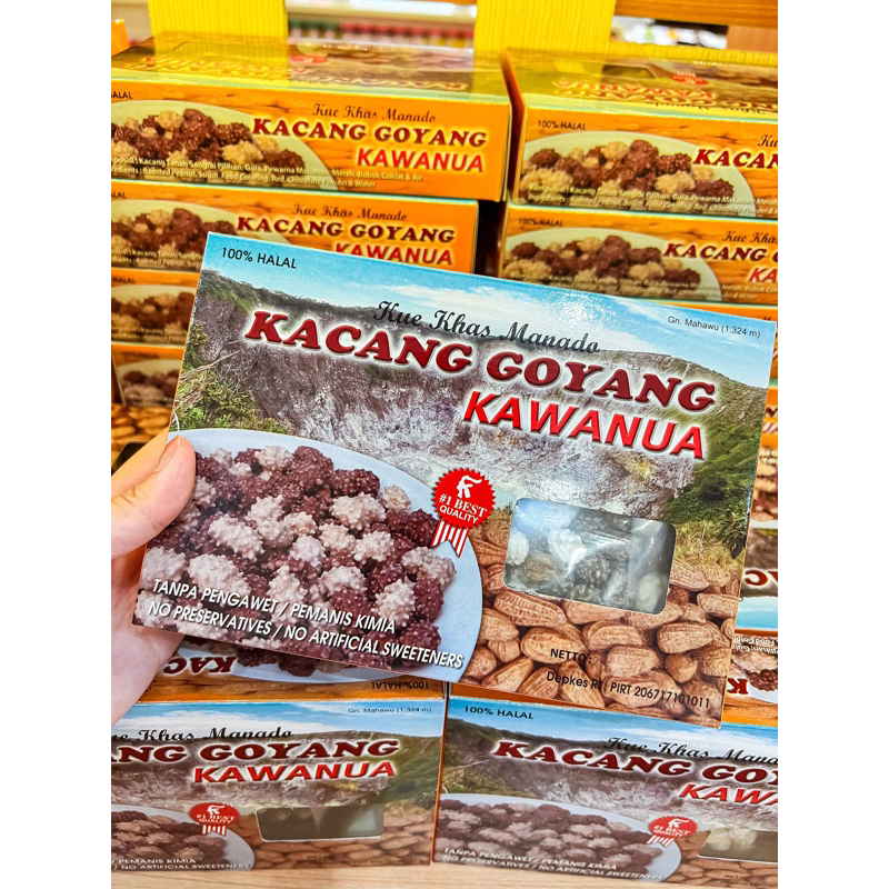 

Kacang Goyang Coklat Putih 300gr Khas Kotamobagu Manado (Kawanua)