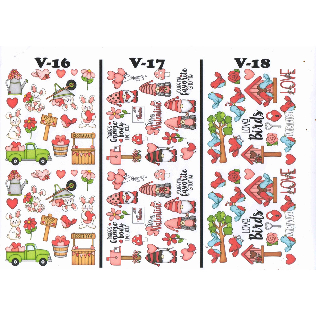 

Edible Stamp / Edible Picture / Stiker Makanan Valentine p1