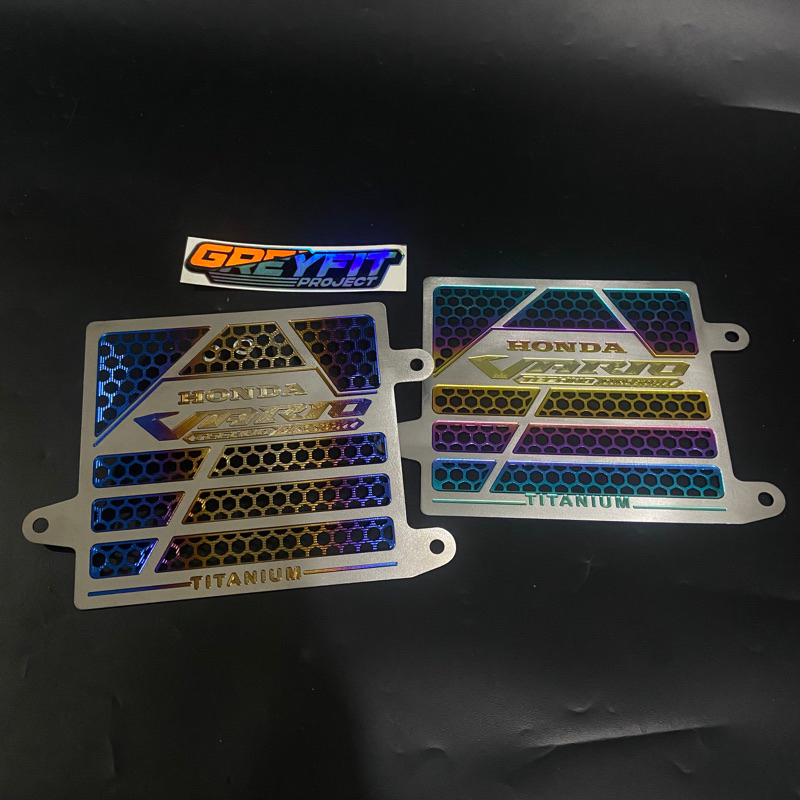 cover radiator titanium vario 150