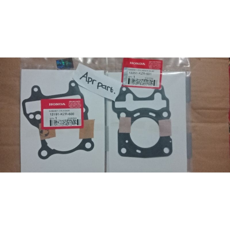 Gasket Cylinder Head & Gasket cylinder Kop Paking Pack Block Kop Vario Techno 125 Vario 125 Led Atas