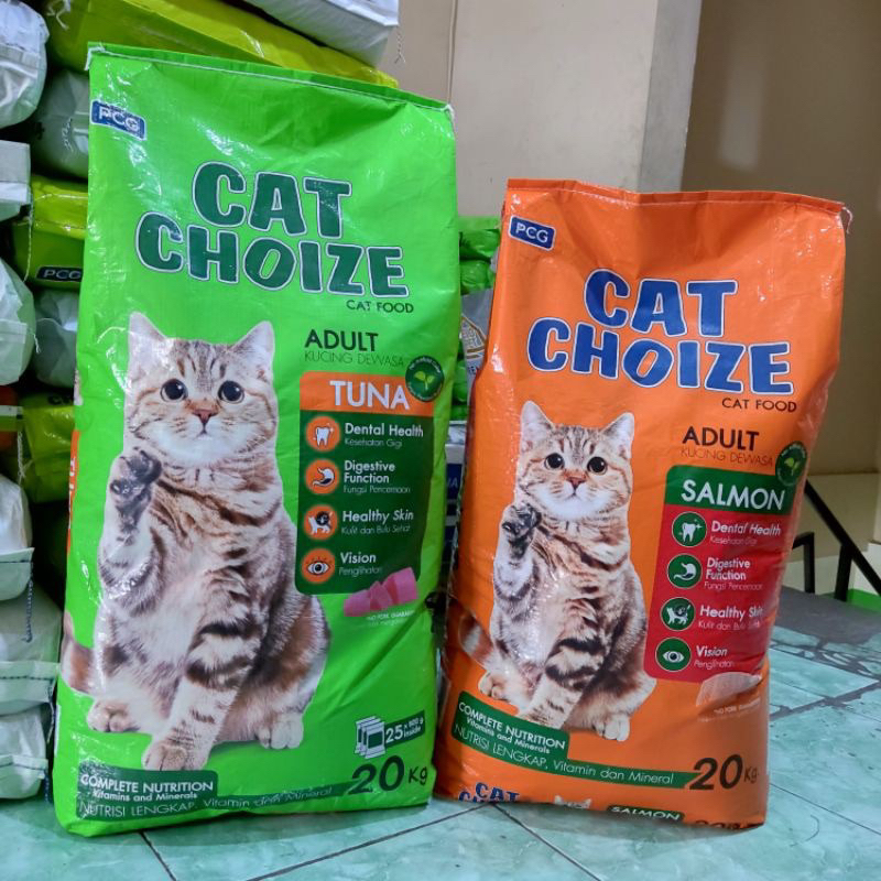 Makanan kucing cat choize 20kg - Cat choize 20kg (25 pcs)