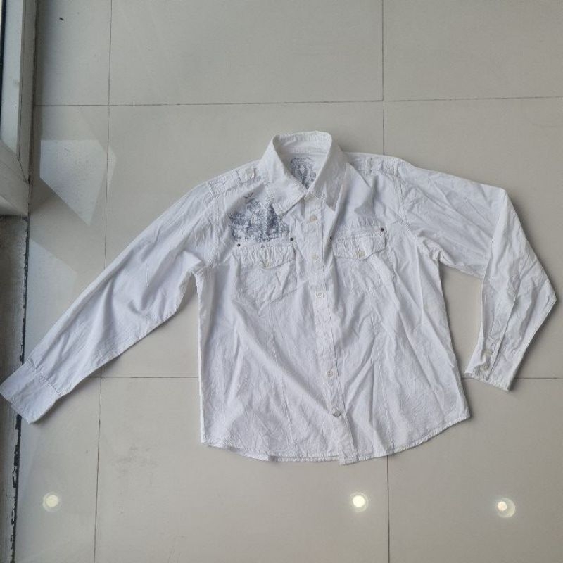 Kemeja putih panjang Pria Merk LEE COOPER size XL preloved