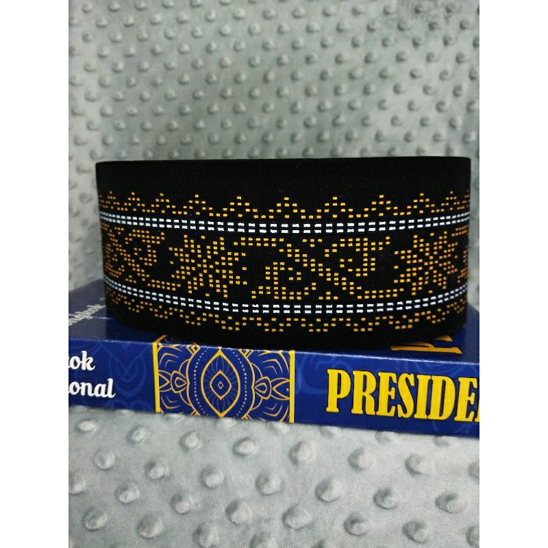 Peci motif songket 1