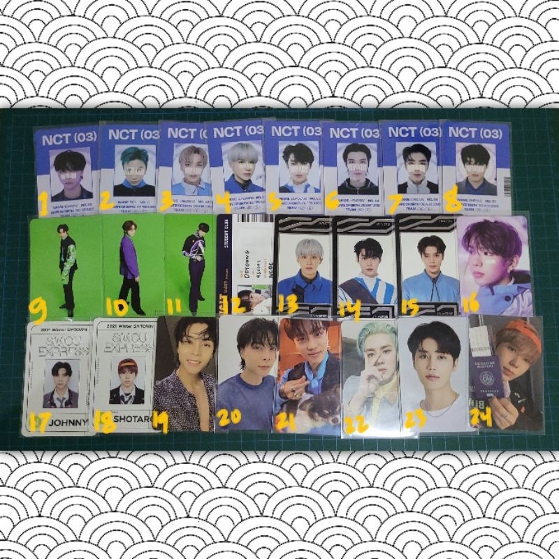 [COD] PHOTOCARD OFFICIAL NCT DREAM NCT 127 WAYV UNIVERSE STICKER 2021 NCIT SMCU FAVORITE RESONANCE D