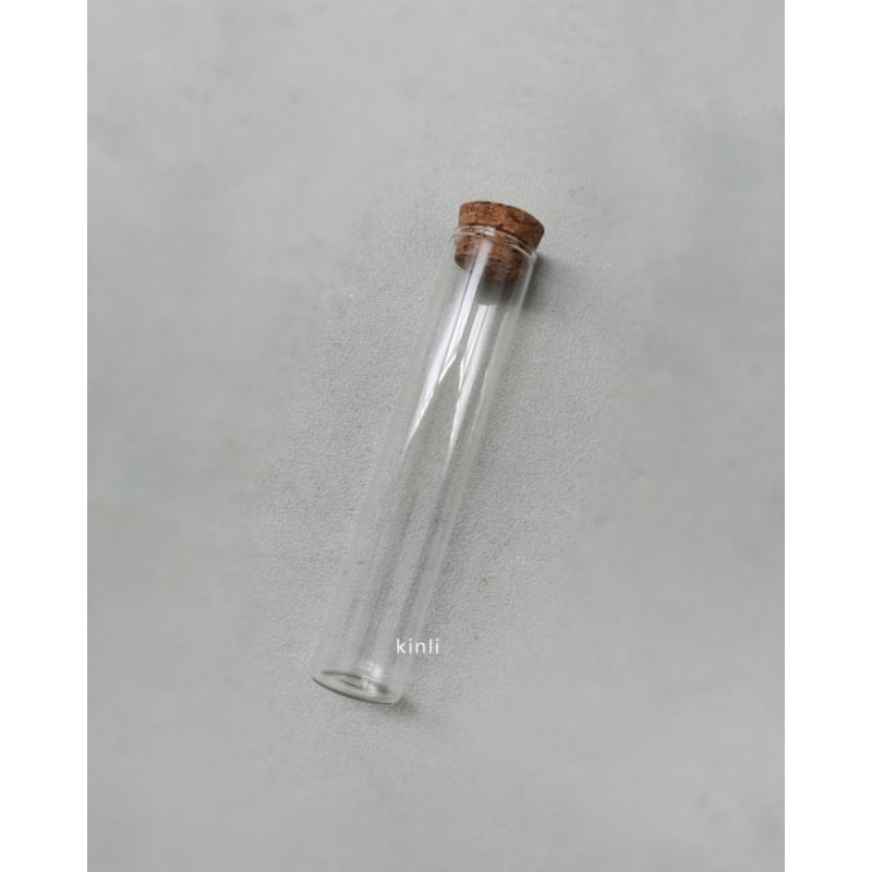 cylinder glass tube cork lid tabung kaca silinder toples serbaguna