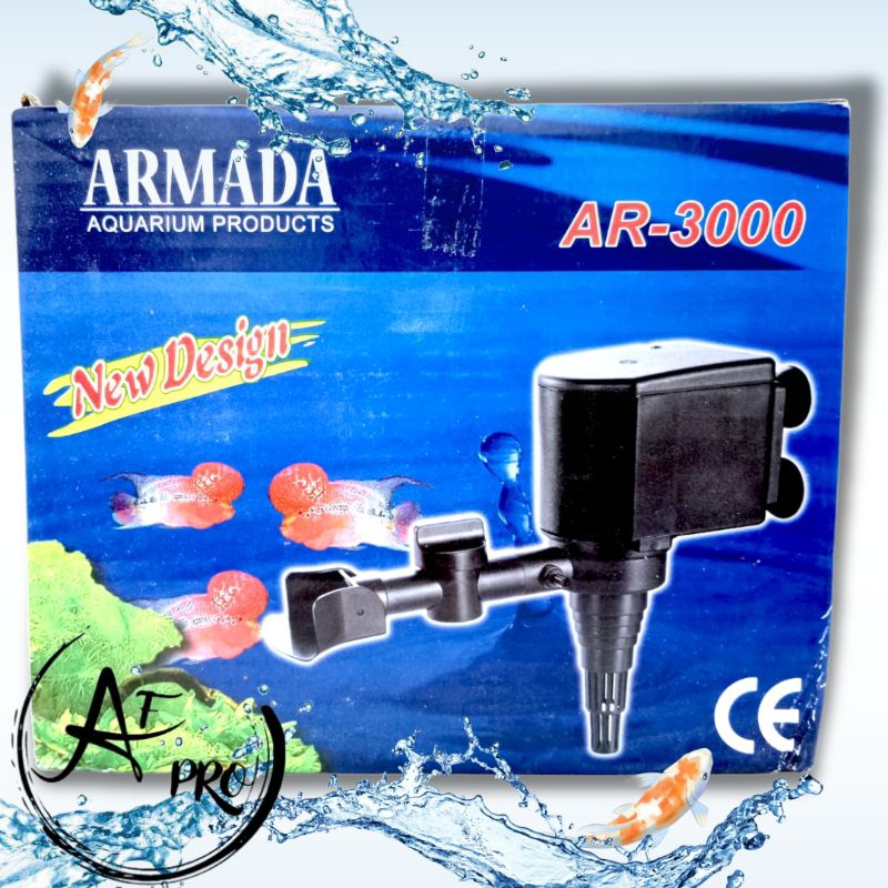 PROMO MURAH Pompa Aquarium kolam hidroponik ARMADA AR 3000