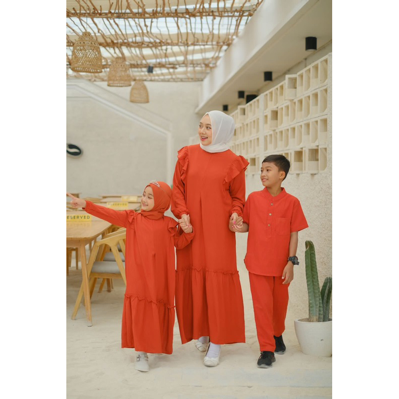 Koko Anak Alula Koko Anak Linen Angel Neeca Kiddos Size 6 8 10 12 14 Y