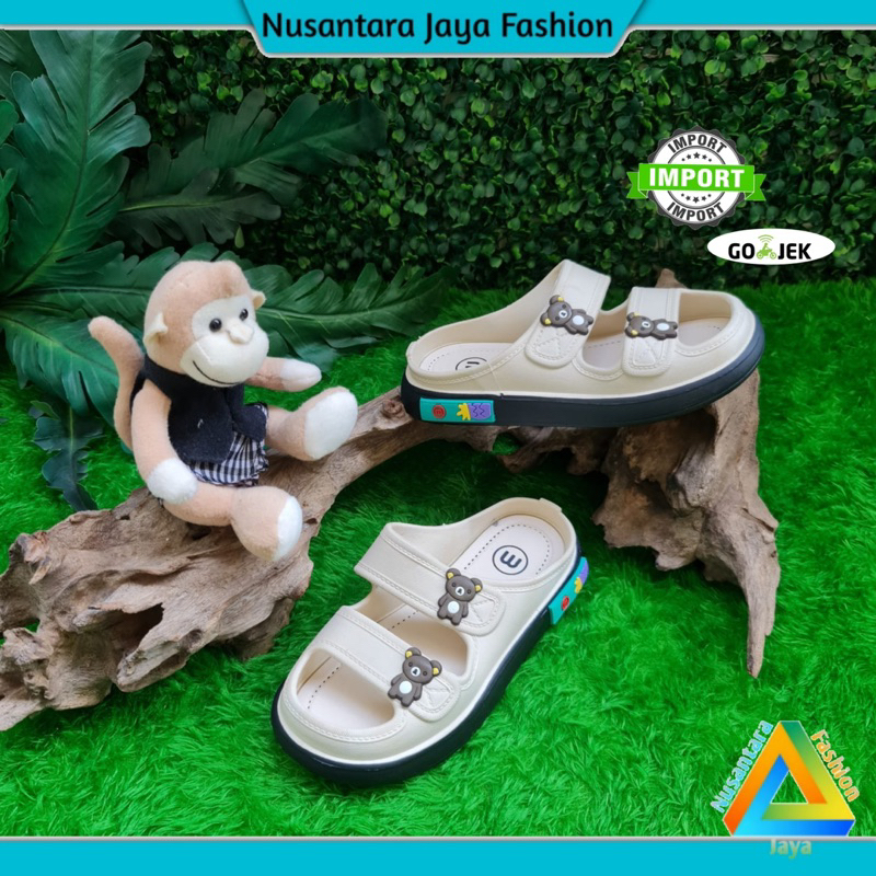 30-35 Sandal Anak Perempuan CUTE BEAR 029 Kekinian Terlaris