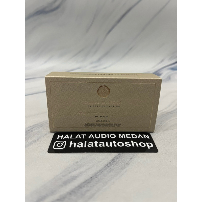 Rituals Car Perfume Diffuser Orris Mimosa / Parfum Pewangi Pengharum Mobil