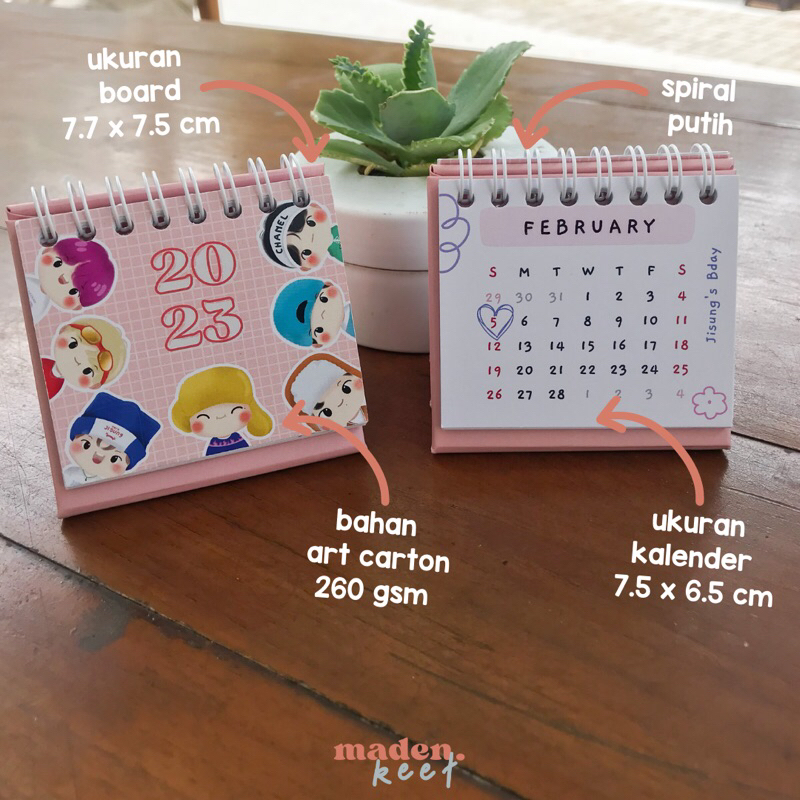 KALENDER NCT DREAM MINI