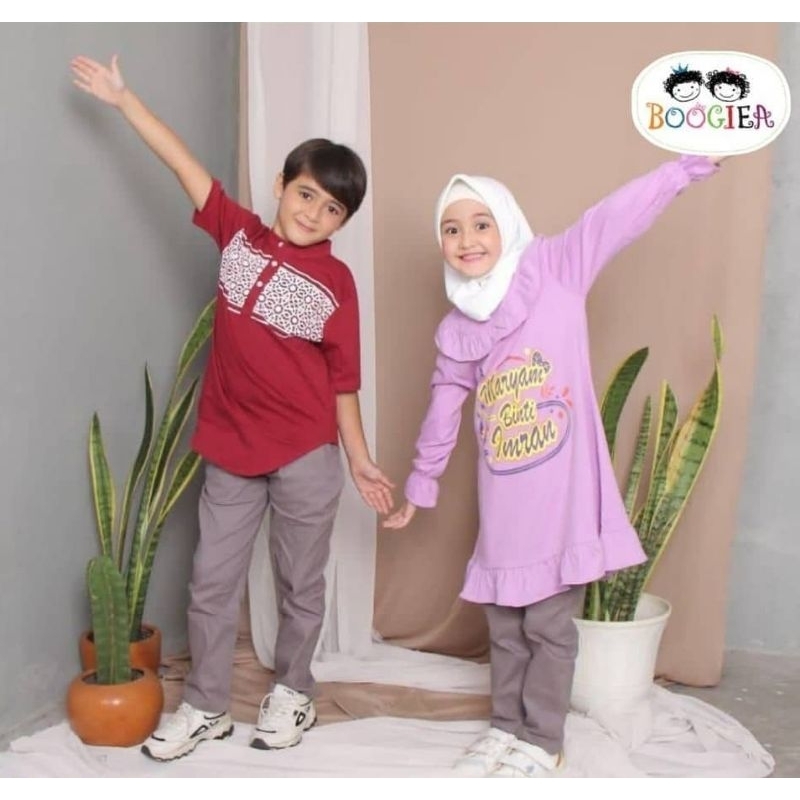 SET RAMADHAN SERIES BOOGIEA COUPLE 4 6 8 10 12  #setelan koko #setelan kaos baju muslim anak