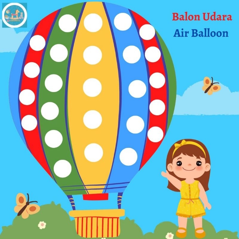 Menempel Stiker Dot Kids Activity Mainan Edukasi