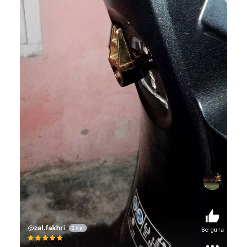 Besi Gantungan Barang dimotor gantungan Kait Universal Motor Bebek Matic No Karat model tanduk heng ARM