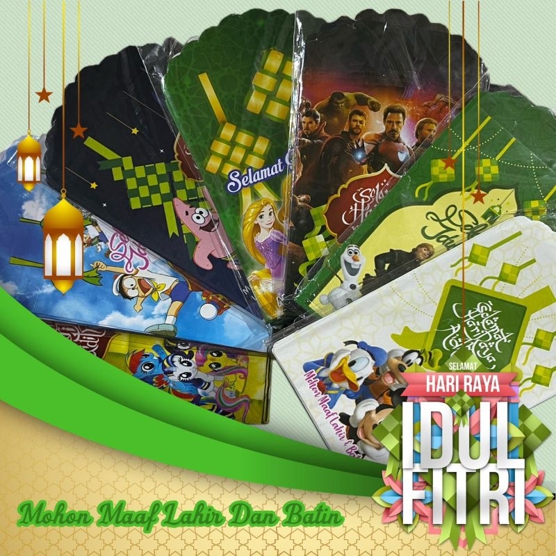 

Amplop / Angpau lebaran isi 8 lembar/ bks