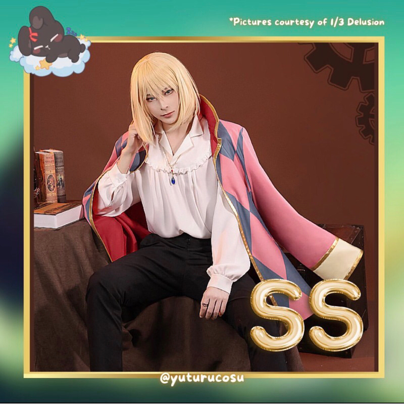 COSPLAY Howl Pendragon - Howl's Moving Castle (1/3 Delusion) | SEWA / RENT