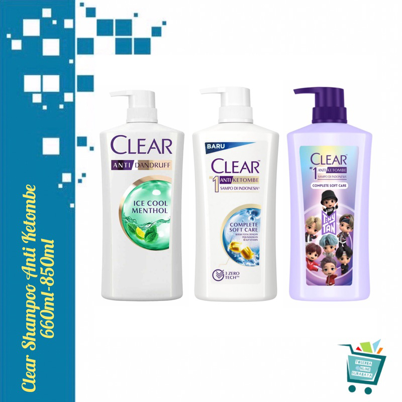 Jual Clear Ice Cool Menthol Complete Soft Care Shampoo Shampo Clear Ice Coo Menthol