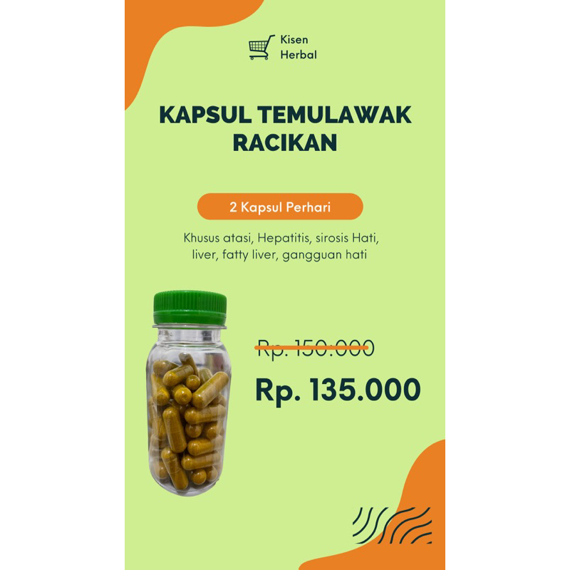 Jual Kapsul Temulawak Mix Adas Putih Shopee Indonesia