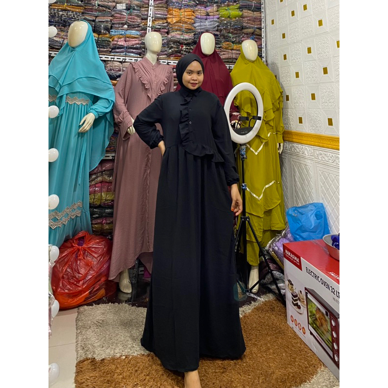 gamis crincle/gamis murah/gamis kondangan/dress kondangan/baju kondangan