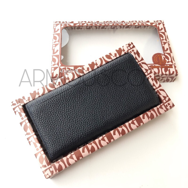 CJ25-691 Dompet Kulit Asli Premium Wanita Model Lipat Original Cerry Jourdan