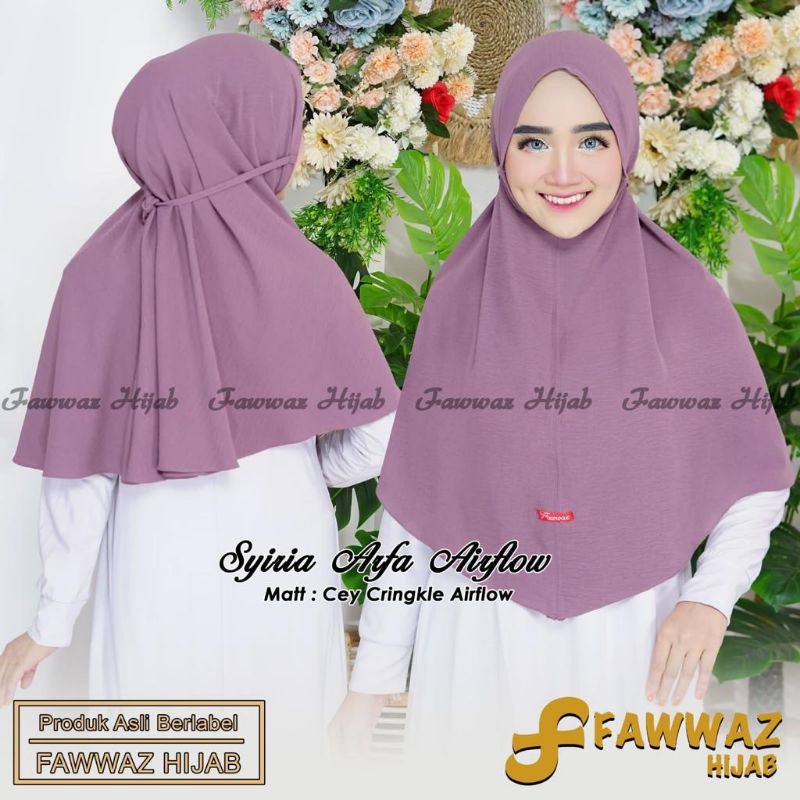 Jilbab Syiria Arfa Airflow Ory By Fawwaz