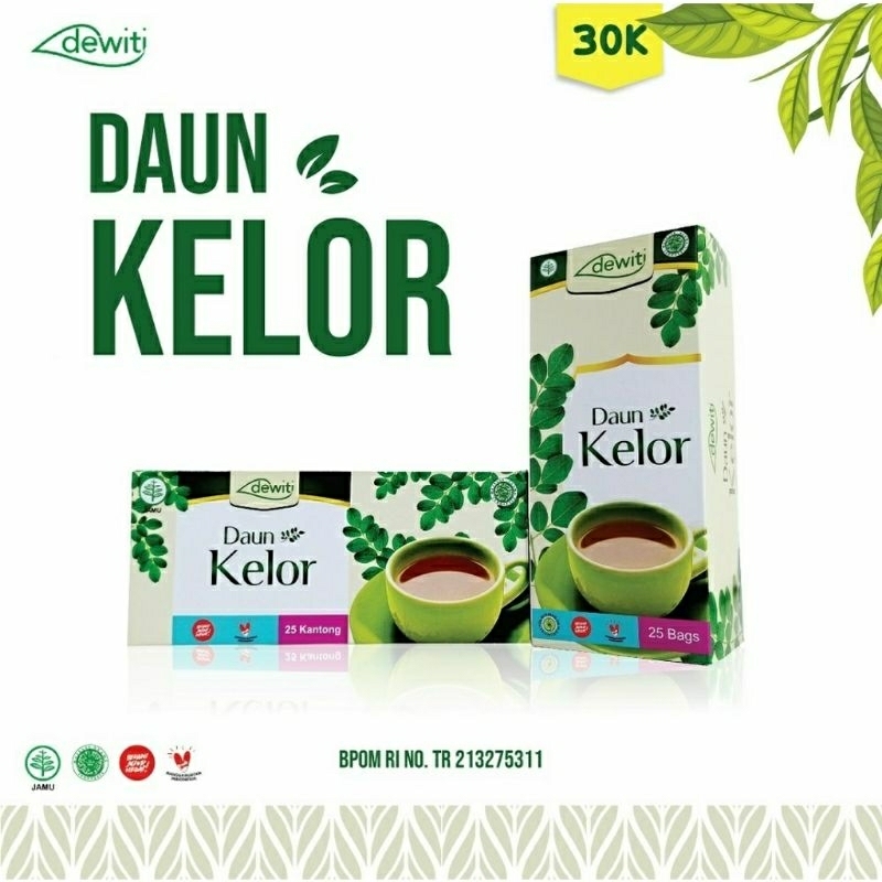 

Dewiti daun kelor celup