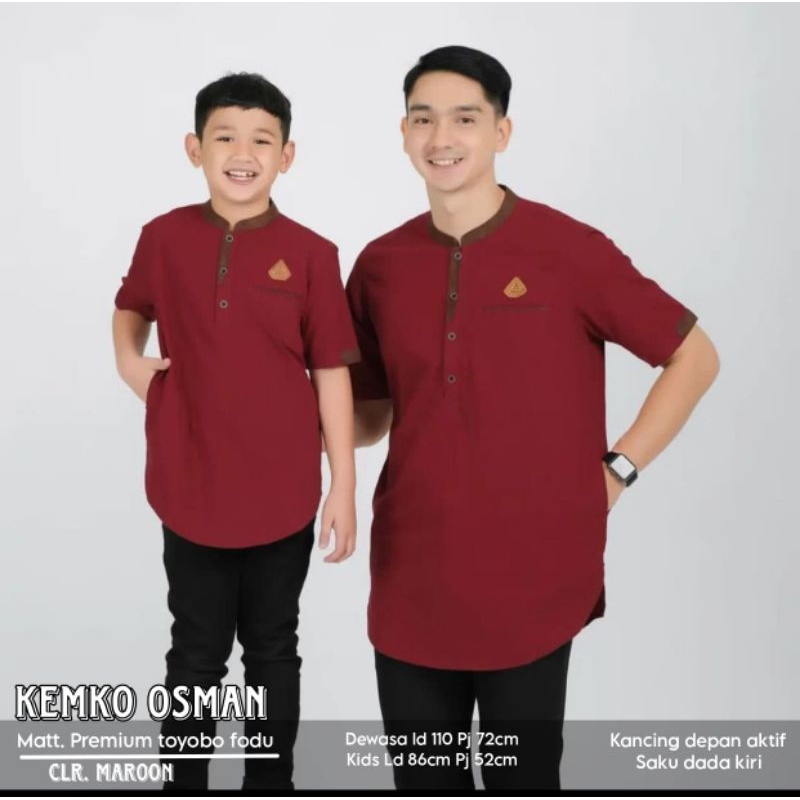 KURTA OSMAN COUPLE BAPAK DAN ANAK TERBARU